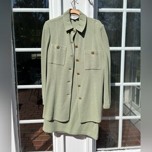 St. John Collection Knit Sweater Skirt Set